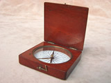 19th century mahogany cased compass by Yeates & Son Dublin